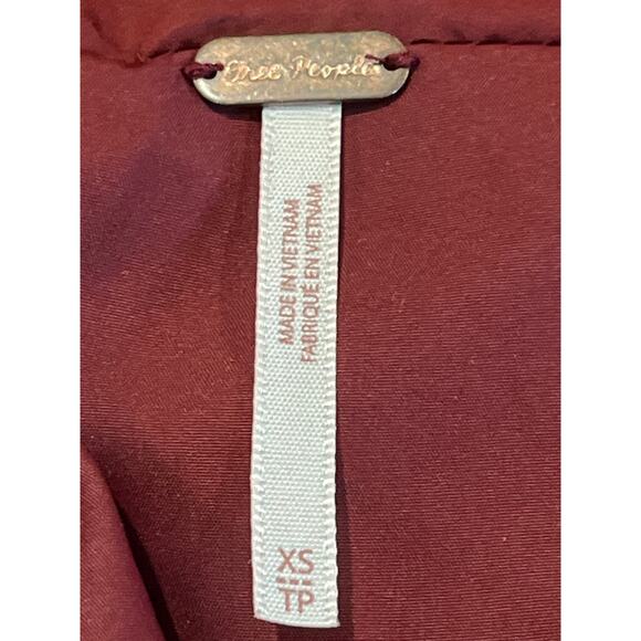 Free People Hailey Hooded Puffer Coat Women's Size XS Oversized Comfy Warm Indie - Picture 6 of 16